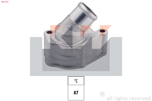 Termostat chladenia KW